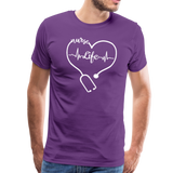 Nurse Life Men's Premium T-Shirt (CK1270) - purple
