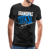 Grandpas Rock Men's Premium T-Shirt (CK1664) - charcoal gray