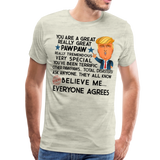 Trump Paw Paw Men's Premium T-Shirt - heather oatmeal