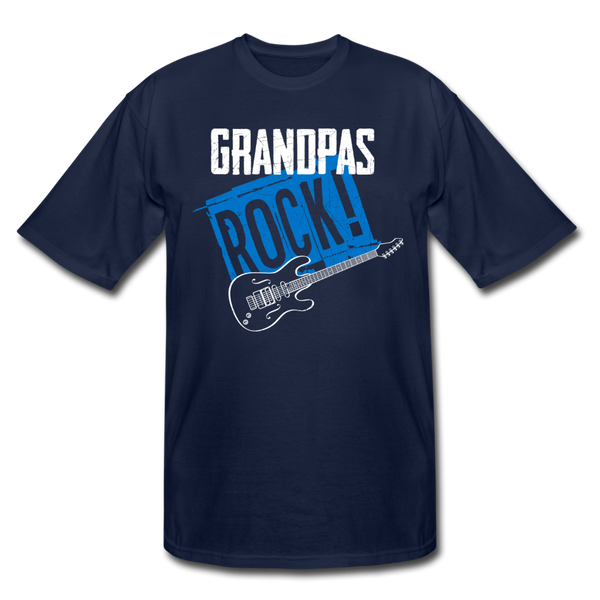 Grandpas Rock Men's Tall T-Shirt - navy