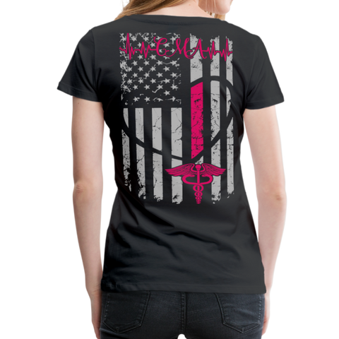 Certified Medical Assistant Women’s Premium T-Shirt (CK1891) - black