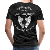 My Daughters are my Guardian Angels Men's Premium T-Shirt - charcoal gray