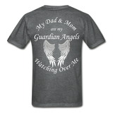 Mom and Dad Guardian Angels Gildan Ultra Cotton Adult T-Shirt - deep heather