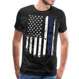 American Grandpa Blue Men's Premium T-Shirt - charcoal gray