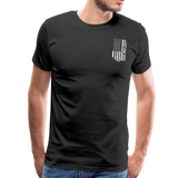 American Flag Dad Men's Premium T-Shirt (CK1903) - black