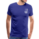 American Flag Dad Men's Premium T-Shirt (CK1903) - royal blue