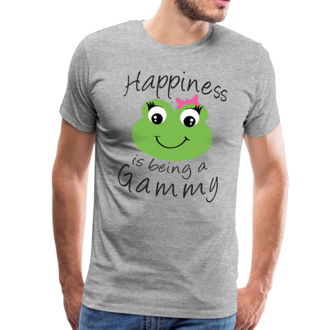 Happiness is being a Gammy Men's Premium T-Shirt - heather gray