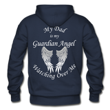 Dad Guardian Angel Gildan Heavy Blend Adult Hoodie (CK1402) - navy
