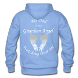 Dad Guardian Angel Gildan Heavy Blend Adult Hoodie (CK1402) - carolina blue