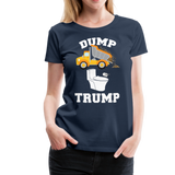 Dump Trump Women’s Premium T-Shirt - navy