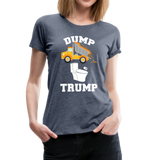 Dump Trump Women’s Premium T-Shirt - heather blue