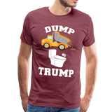 Dump Trump Men's Premium T-Shirt - heather burgundy