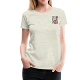 Nurse Flag Women’s Premium T-Shirt (CK1213) Updated - heather oatmeal