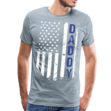 American Daddy Men's Premium T-Shirt (CK1928) - heather ice blue