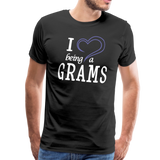 I Love Being a Grams Men's Premium T-Shirt (CK1557) - black
