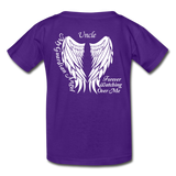 Uncle Guardian Angel Gildan Ultra Cotton Youth T-Shirt - purple