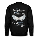 Nephew Amazing Angel Men’s Premium Sweatshirt - black