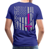 Nurse Flag Men's Premium T-Shirt (CK1213) Updated - royal blue