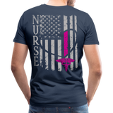 Nurse Flag Men's Premium T-Shirt (CK1213) Updated - navy