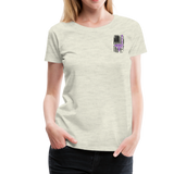 Nurse Flag Women’s Premium T-Shirt (CK1808) UPdated - heather oatmeal