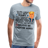 Trump Gramps Men's Premium T-Shirt - heather ice blue