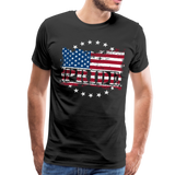American Pride Men's Premium T-Shirt (CK1877) - black