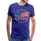 American Pride Men's Premium T-Shirt (CK1877) - royal blue