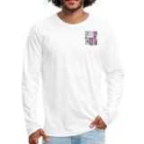 Nurse Flag Men's Premium Long Sleeve T-Shirt (CK1674) Updated+ - white