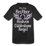 My Big Brother In Heaven Kids' Premium T-Shirt - black