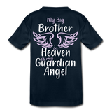 My Big Brother In Heaven Kids' Premium T-Shirt - deep navy