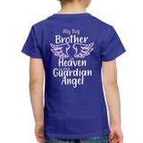 My Big Brother In Heaven Toddler Premium T-Shirt - royal blue