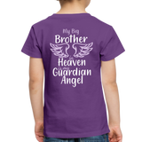 My Big Brother In Heaven Toddler Premium T-Shirt - purple