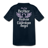 My Big Brother In Heaven Toddler Premium T-Shirt - deep navy