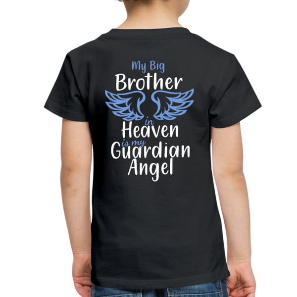 My Big Brother in Heaven Toddler Premium T-Shirt - black