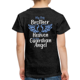 My Big Brother in Heaven Toddler Premium T-Shirt - charcoal gray
