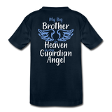 My Big Brother in Heaven Toddler Premium T-Shirt - deep navy