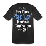 My Big Brother in Heaven Kids' Premium T-Shirt - black