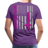 Critical Care Nurse Men's Premium T-Shirt (CK1838) - purple