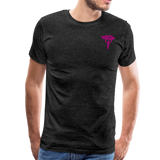 Critical Care Nurse Men's Premium T-Shirt (CK1838) - charcoal gray