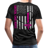 Critical Care Nurse Men's Premium T-Shirt (CK1838) - charcoal gray