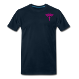 Critical Care Nurse Men's Premium T-Shirt (CK1838) - deep navy