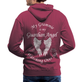 Grammie 6-1-1925 and sunset 6-1-2020Men’s Premium Hoodie - burgundy