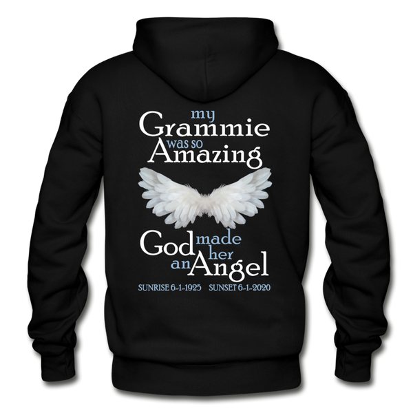 Grammie 1925-2020 Gildan Heavy Blend Adult Hoodie - black