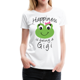 Happiness is being a Gigi Women’s Premium T-Shirt (CK1594) - white