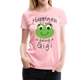 Happiness is being a Gigi Women’s Premium T-Shirt (CK1594) - pink
