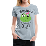 Happiness is being a Gigi Women’s Premium T-Shirt (CK1594) - heather ice blue