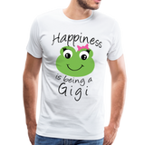 Happiness is being a Gigi Men's Premium T-Shirt (CK1594) - white