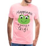 Happiness is being a Gigi Men's Premium T-Shirt (CK1594) - pink