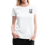 Nurse Flag Women’s Premium T-Shirt (CK1213) Updated+ - white