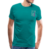 Nurse Flag Men's Premium T-Shirt (CK1213) Updated+ - teal